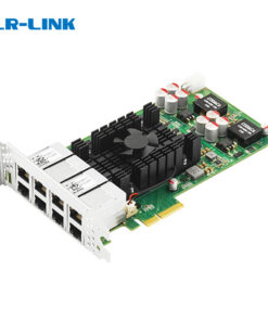 Thẻ PCIe x4 8 cổng 802.3at PoE+ Gigabit Vision Frame Grabber (Intel I350) LRES2008PT-PoE