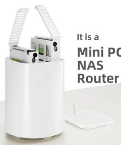 NAS Mini PC Intel N100 Ryzen 7 5825u ddr4m.2 NVMe SSD 2.5G Ethernet wifi6 2×2.5/3 inch HDD RAID hỗ trợ freenas Windows 10/11