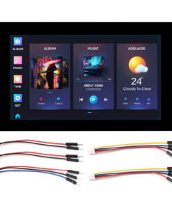 Waveshare ESP32-S3 7inch cảm ứng điện dung hiển thị phát triển development board, ESP32 với hiển thị 5-điểm cảm ứng, 32-bit LX7 Dual-core